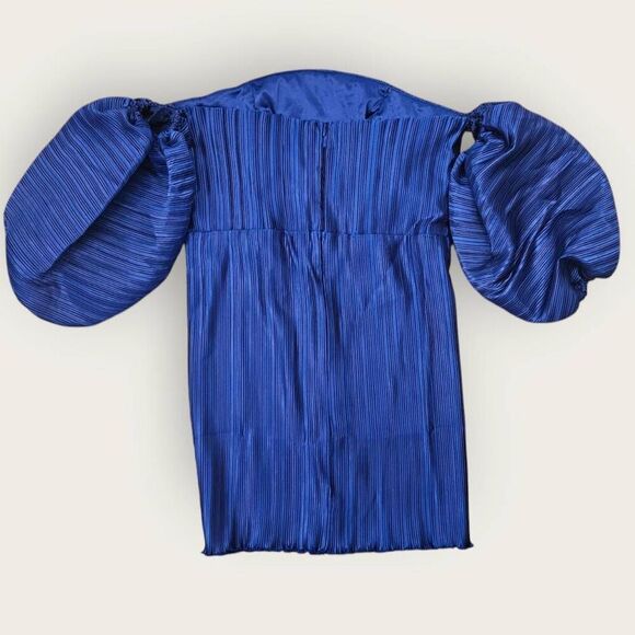 L'ldée's Sirene off-the-shoulder Minidress SZ AU12 US8 - Picture 7 of 8